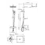 Душевая стойка  WasserKRAFT A19901Thermo с термостатом