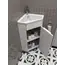 Тумба угловая 1Marka  напольная 37*37  с раковиной Penta