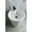 Напольная белая раковина для ванной Gid Nb136