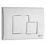 Кнопка смыва для инсталляции WW MARBERG 507 SE GL-WT квадрат