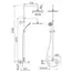 Душевая стойка с верхним и ручным душем CEZARES CZR-B-CVD-NOP