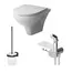 AM.PM Gem набор подвесной унитаз с гиг.душем