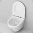 Унитаз подвесной AM.PM Inspire C501700WH безободковый c сид. микролифт, белый