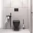 AM.PM Spirit V2.0 набор подвесной унитаз с гиг.душем, черный