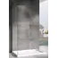 Душевая перегородка ABBER Zart Z80 профиль хром, стекло прозрачное