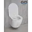 Безободковый подвесной унитаз микролифт дюропласт Gid Ws2198
