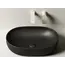 Умывальник чаша Ceramica Nova накладная овальная (цвет Черный Матовый) Element 600*415*135мм
