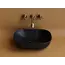 Умывальник чаша Ceramica Nova накладная прямоугольная (цвет Черный Матовый) Element 455*325*135мм