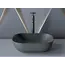 Умывальник чаша Ceramica Nova накладная прямоугольная (цвет Темный Антрацит Матовый) Element 455*325*135мм