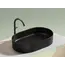 Умывальник чаша Ceramica Nova накладная овальная (цвет Черный Матовый) Element 608*385*122мм
