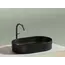 Умывальник чаша Ceramica Nova накладная овальная (цвет Черный Матовый) Element 608*385*122мм