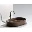 Умывальник чаша Ceramica Nova накладная овальная (цвет Темно-Коричневый Матовый) Element 608*385*122мм