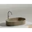 Умывальник чаша Ceramica Nova накладная овальная (цвет Капучино Матовый) Element 608*385*122мм