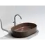 Умывальник чаша Ceramica Nova накладная овальная (цвет Темно-Коричневый Матовый) Element 608*385*122мм