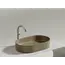 Умывальник чаша Ceramica Nova накладная овальная (цвет Капучино Матовый) Element 608*385*122мм