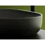 Умывальник чаша Ceramica Nova накладная овальная (цвет Темный Антрацит Матовый) Element 600*415*135мм