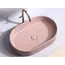 Умывальник чаша Ceramica Nova  накладная овальная (цвет Розовый Матовый) Element 608*385*122мм