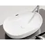 Умывальник чаша Ceramica Nova накладная овальная со сливом переливом Element 610*420*155мм