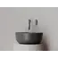 Раковина Ceramica Nova накладная круглая 356*356*135, без перелива, цвет темный антрацит матовый