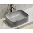 Умывальник чаша Ceramica Nova накладная прямоугольная (цвет Серый Матовый) Element 505*380*150мм