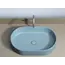 Умывальник чаша Ceramica Nova накладная овальная (цвет Голубой Матовый) Element 608*385*122мм