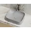Умывальник чаша Ceramica Nova накладная прямоугольная (цвет Серый Матовый) Element 505*380*150мм