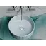Умывальник чаша Ceramica Nova накладная круглая (цвет Серо-Голубой Матовый) Element 360*360*115мм