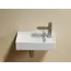 Умывальник подвесной Ceramica Nova L/R  ,белый матовый Element 407*217*100