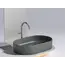 Умывальник чаша Ceramica Nova накладная овальная (цвет Темный Антрацит Матовый) Element 608*385*122мм