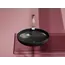 Умывальник чаша Ceramica Nova накладная овальная (цвет Черный Матовый) Element 502*363*145мм