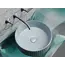 Умывальник чаша Ceramica Nova накладная круглая (цвет Серо-Голубой Матовый) Element 360*360*115мм