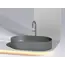 Умывальник чаша Ceramica Nova накладная овальная (цвет Темный Антрацит Матовый) Element 608*385*122мм