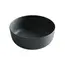 Раковина Ceramica Nova накладная круглая 356*356*135, без перелива, цвет темный антрацит матовый