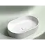 Умывальник чаша Ceramica Nova накладная овальная (цвет Белый Матовый) Element 608*385*122мм