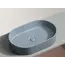Умывальник чаша Ceramica Nova накладная овальная (цвет Серо-Голубой Матовый) Element 608*385*122мм