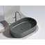 Умывальник чаша Ceramica Nova накладная овальная (цвет Темный Антрацит Матовый) Element 608*385*122мм