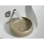 Умывальник чаша Ceramica Nova накладная круглая (цвет Капучино Матовый) Element 360*360*120мм