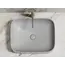Умывальник чаша Ceramica Nova накладная прямоугольная (цвет Серый Матовый) Element 505*380*150мм