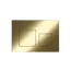 Кнопка смыва CERAMICANOVA Balance, клавиши Square, цвет брашированное золото, арт. CN12-002BG