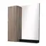 Зеркало-шкаф Comforty Кёльн, цвет дуб темный