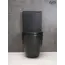 Напольный унитаз черный матовый безободковый микролифт дюропласт Gid Tn2188Bm (+GEBERIT)