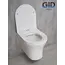 Безободковый подвесной унитаз микролифт дюропласт Gid Tr2101