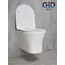 Безободковый подвесной унитаз микролифт дюропласт Gid Tr2101