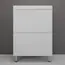 Тумба напольная Style line  "Манхэттен 100/80/70/60" ЭМАЛЬ с раковиной ASTI, 2 ящика, PLUS, белый матовый