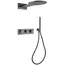 Душевая система ABBER Wasser Kreis AF8151NG скрытого монтажа без излива, термостат, никель