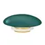 Накладка на слив для раковины ABBER AC0014MBG темно зеленая, керамика