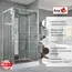 Душевая кабина AvaCan Z1910/Z1911/Z1912 прозрачное/низкий