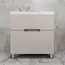 Тумба напольная Style line "Матис " с раковиной ASTI  (2 ящика), КРЕМ, ЭМАЛЬ