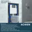 Инсталляция ACWEN для подвесного унитаза
