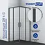 Душевой уголок квадратный WasserKRAFT Dill  61S03 90х90 прозрачное стекло